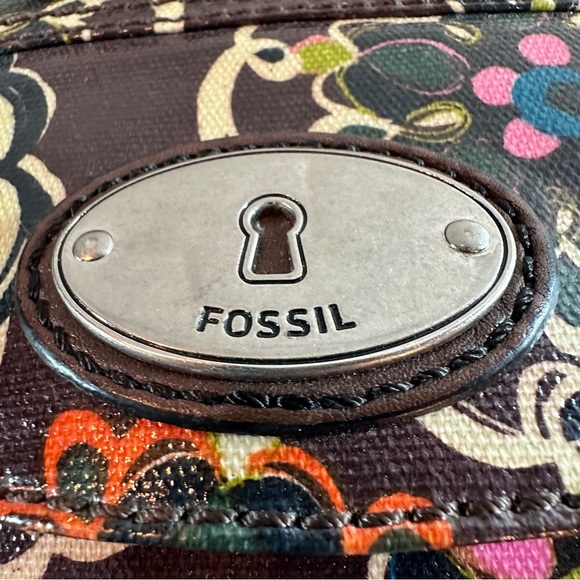 Fossil Key Per Waxed Canvas Crossbody Bag - Picture 6 of 8